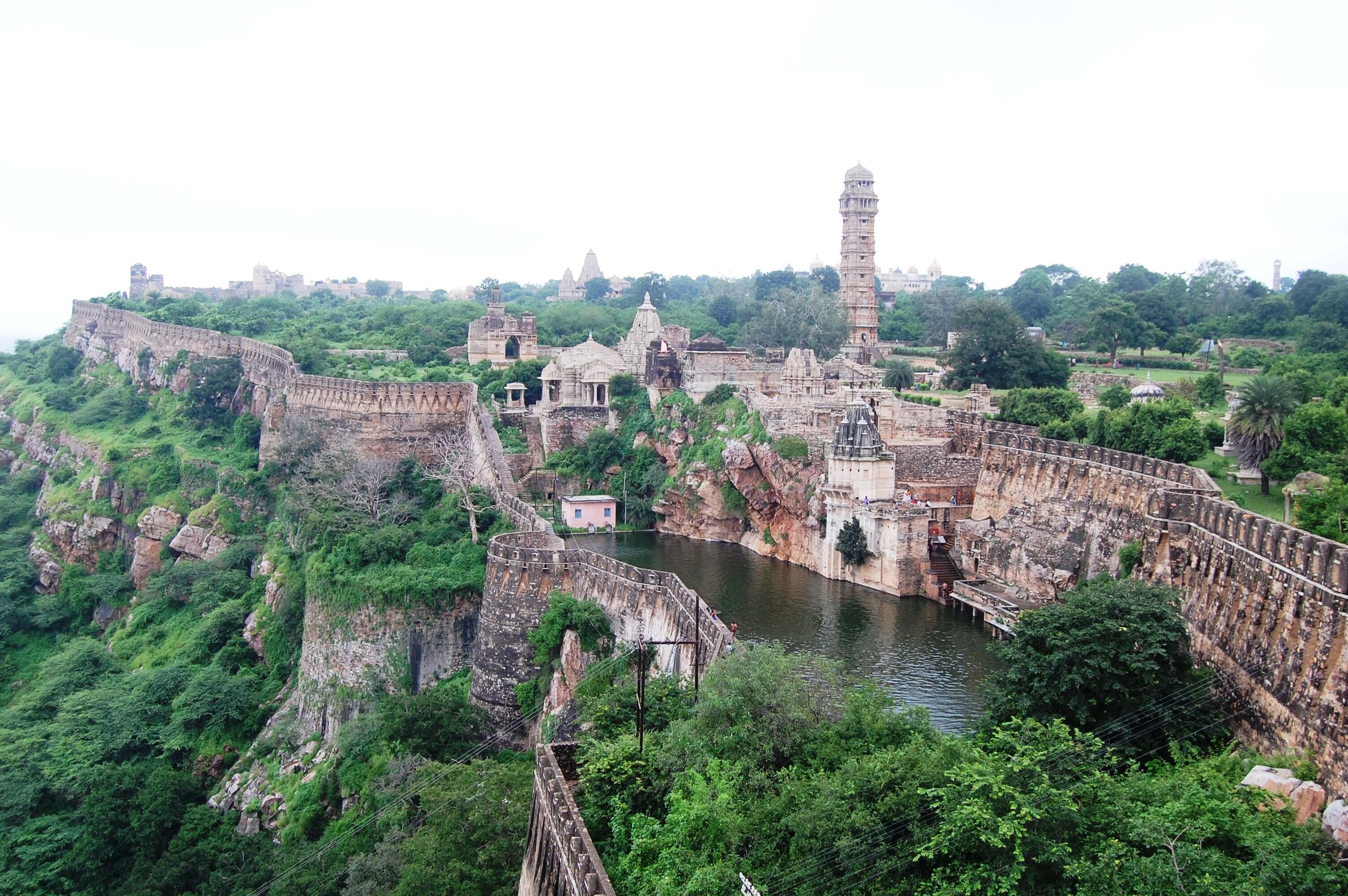 Chittorgarh Fort, Image credit: Wikipedia