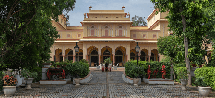 Narain Niwas Palace in Udaipur, was one of the two venues for the latest edition of RETH (Image credit: Hotel Narain Niwas Palace)