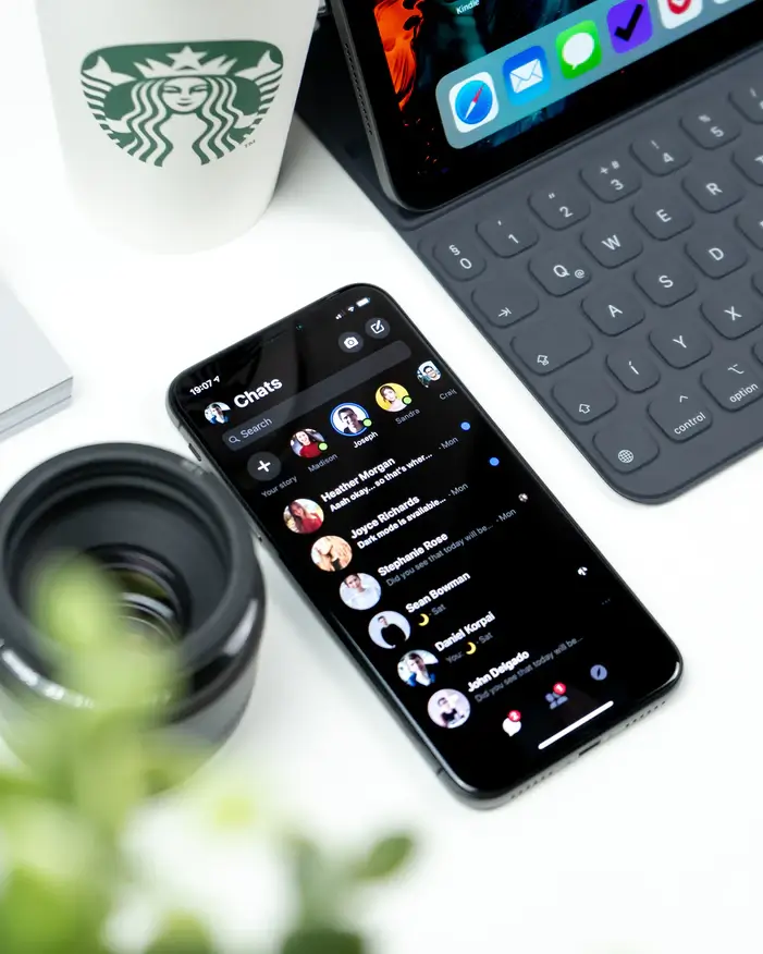 Representational image of a Facebook messenger screen (Image credit: Unsplash)