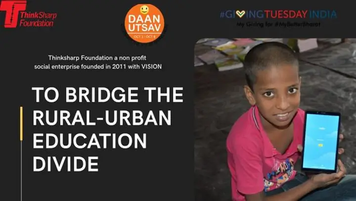 ThinkSmart Foundation works towards bridging the Rural-urban education divide, by fundraising events to organize tablets and smartphones to provide online learning access to rural students during this pandemic time. (Image credit: ThinkSharp Foundation Facebook)