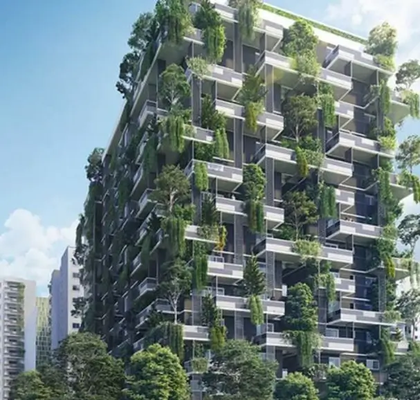 Mana Foresta Bengaluru - India’s first vertical forest tower in Bengaluru (Source: Mana Projects)