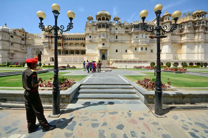 While majority of the movement within the City Palace museum complex is through steps, there are very little available options to assist the movement of people with disabilities (Image credit: Flickr)
