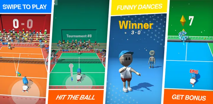 The Tennis Championship 3D game by PlayD Game Studio