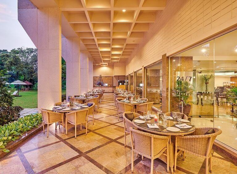 Alfresco, the Lalit's multi cuisine restaurant in Bengaluru.