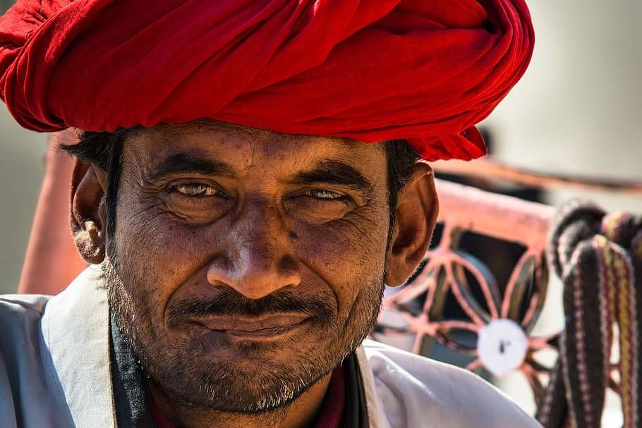 Turbans are worn differently by different individuals.