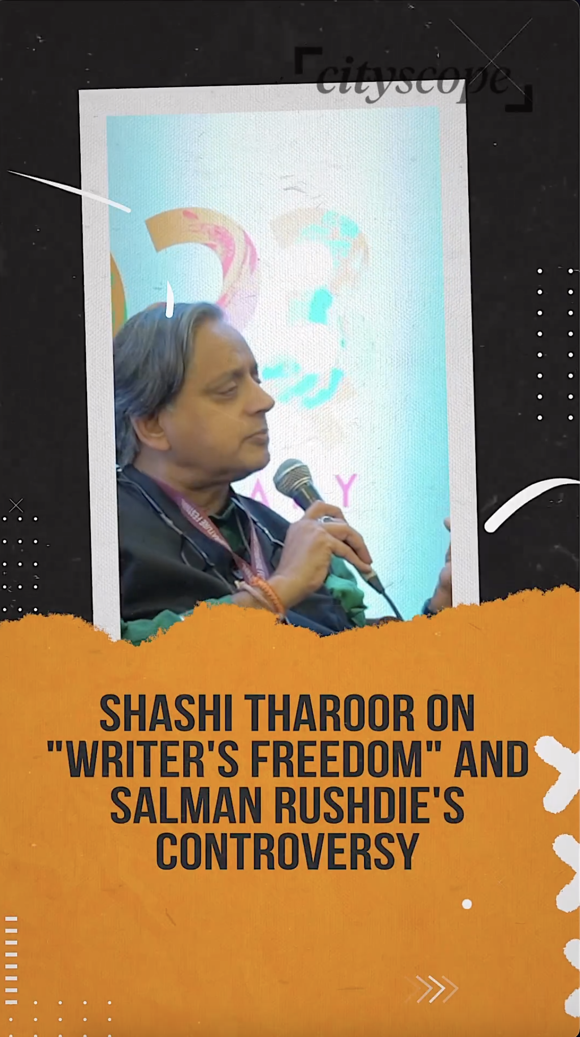 Shashi Tharoor On Salman Rushdie