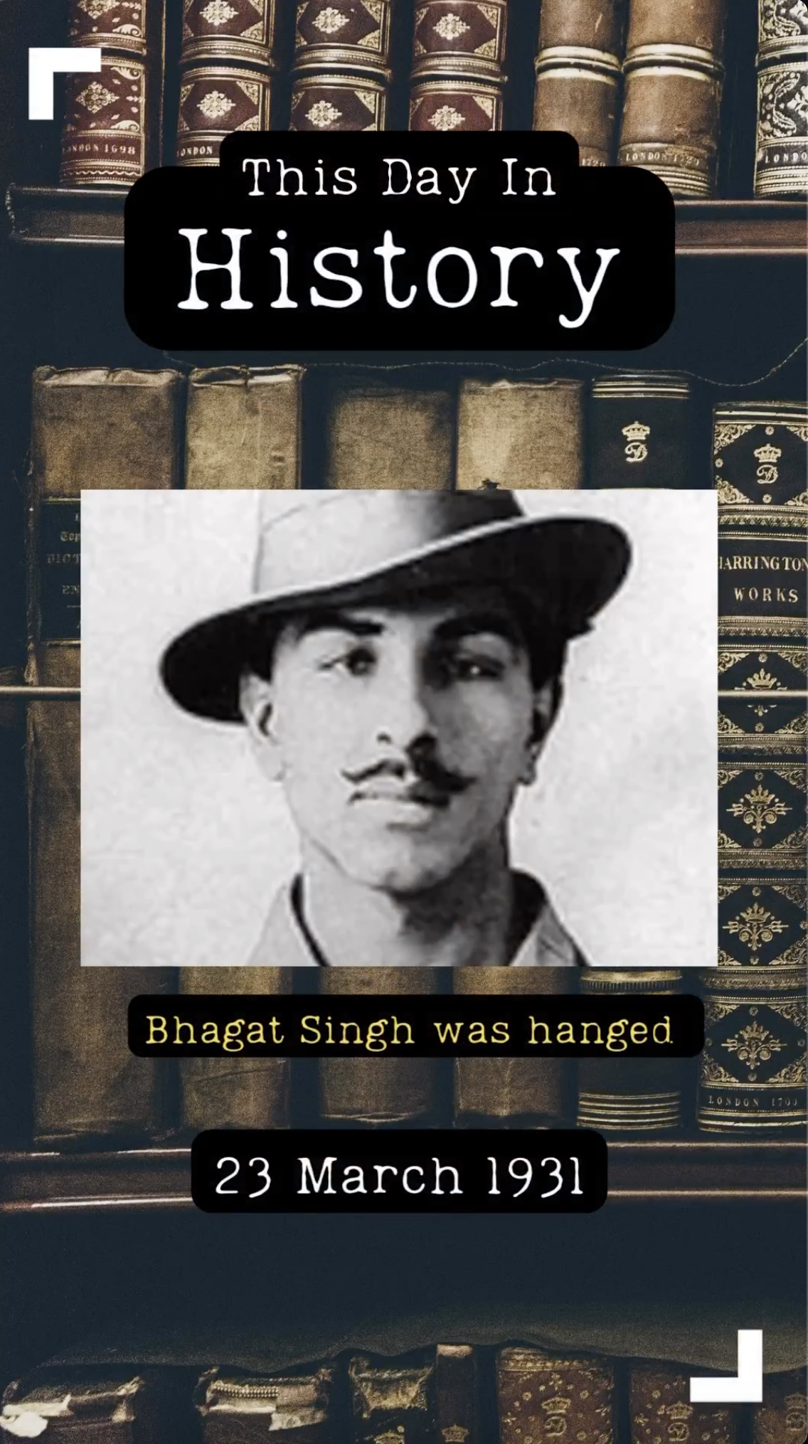This Day In History Bhagat Singh