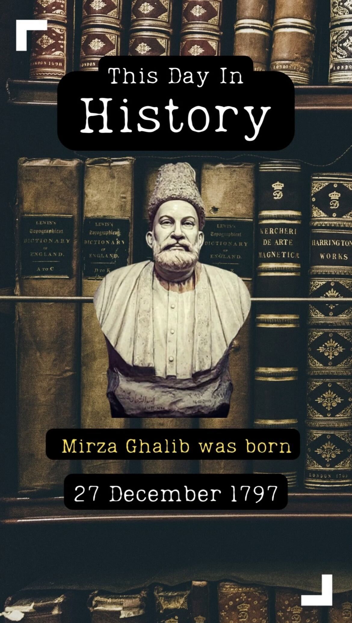 This Day in History - Mirza Ghalib