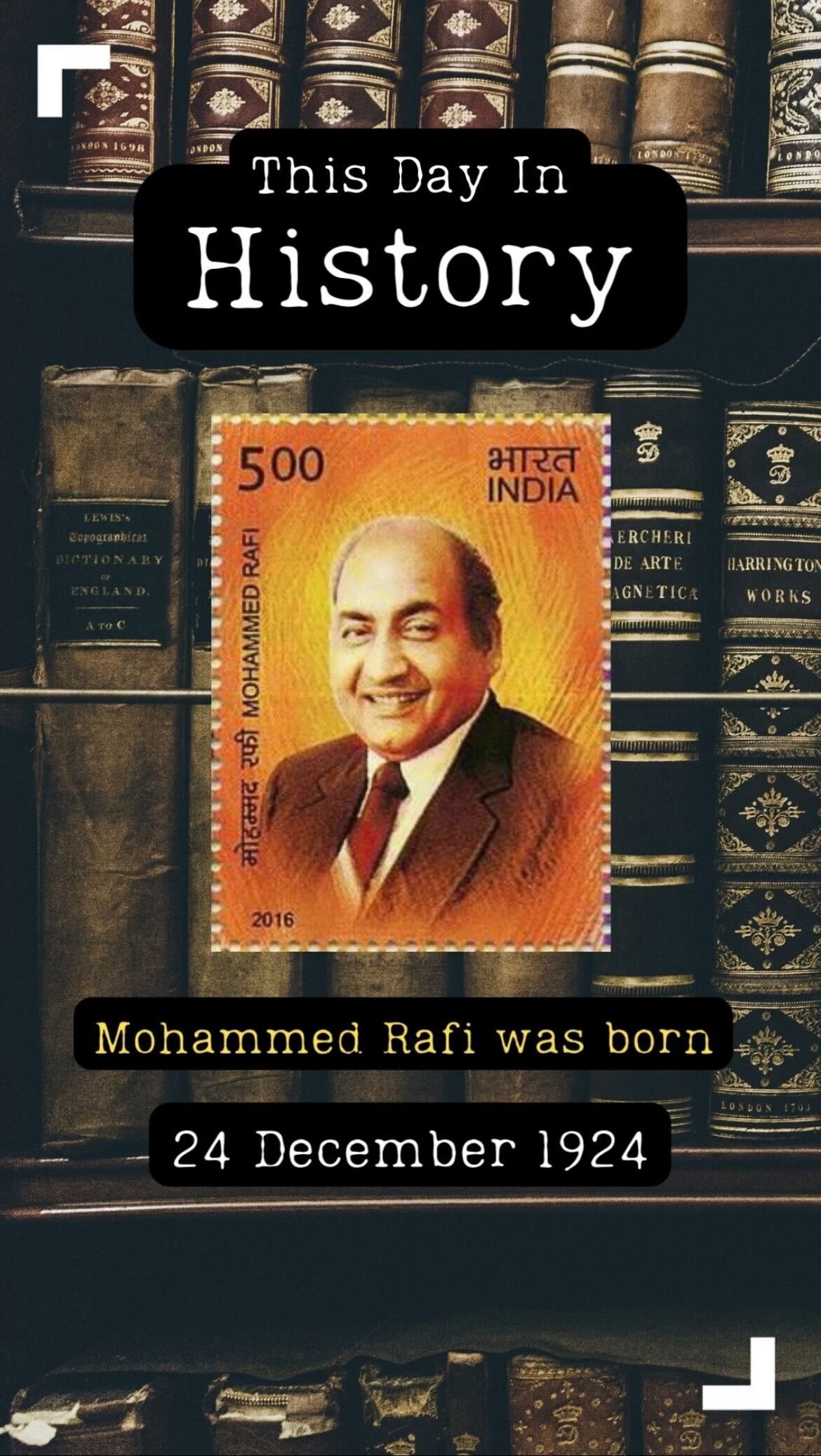 This Day in History - Mohammed Rafi